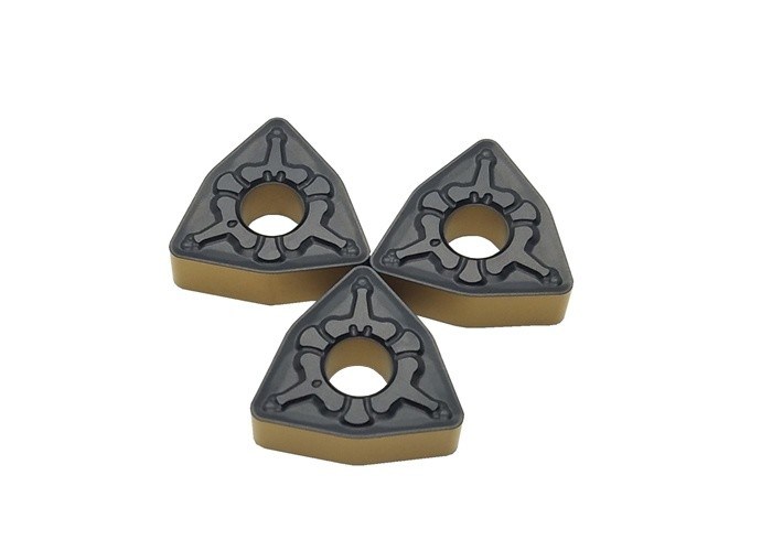 Il CVD che ricopre il carburo di CNC inserisce il colore del doppio di WNMG080412-TM