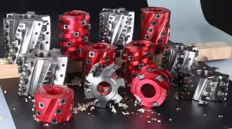 Acciaio di Plum Blossom Type Spiral Cutterhead o materiale della lega di alluminio